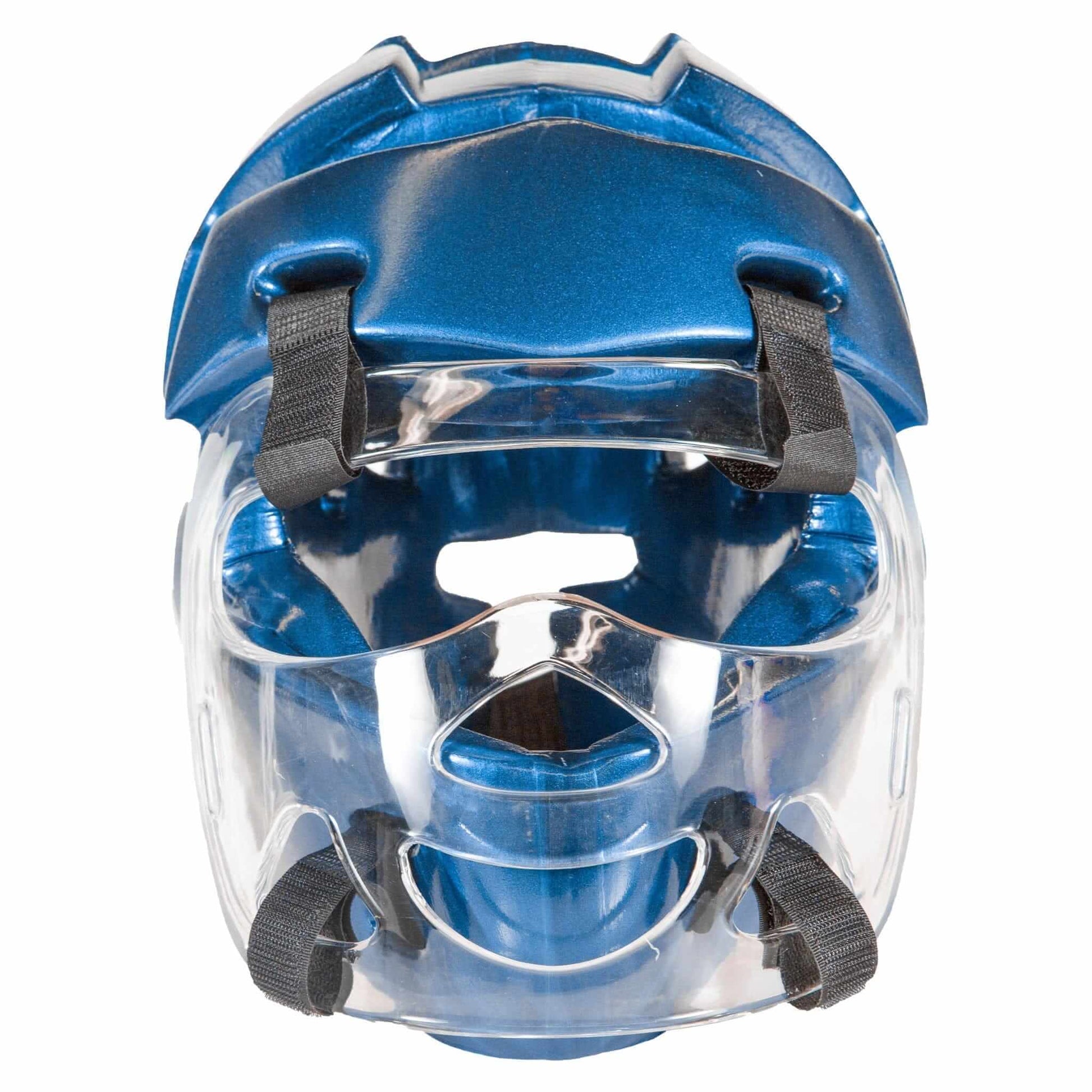 ProForce sporting goods ProForce Lighting 5 Piece Sparring Gear Combo Set BLUE Full head  face mask