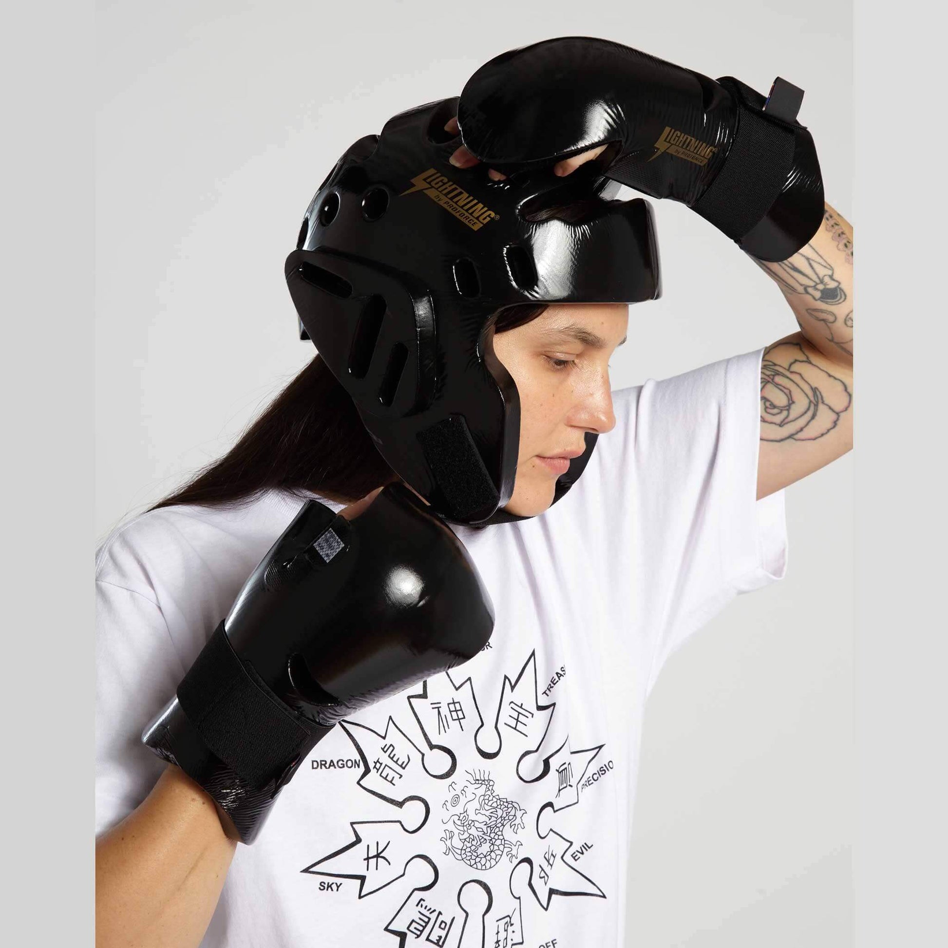 ProForce sporting goods Proforce Lightning Karate/Martial Arts Sparring Headgear