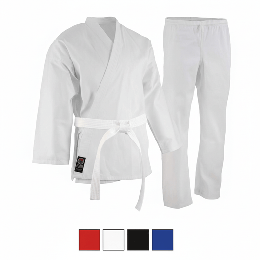 ProForce sporting goods ProForce 6 oz Karate Uniform Elastic Drawstring Pants poly cotton blend