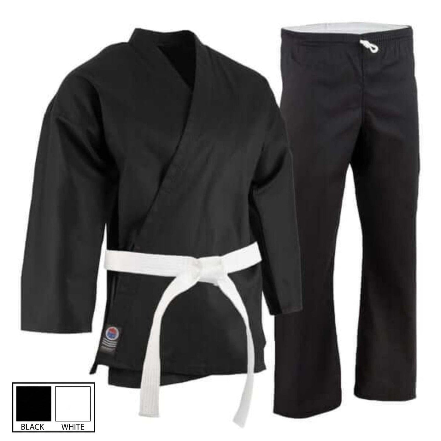 ProForce sporting goods ProForce 5 oz Karate Uniform Elastic Drawstring Pants - 55/45 Blend