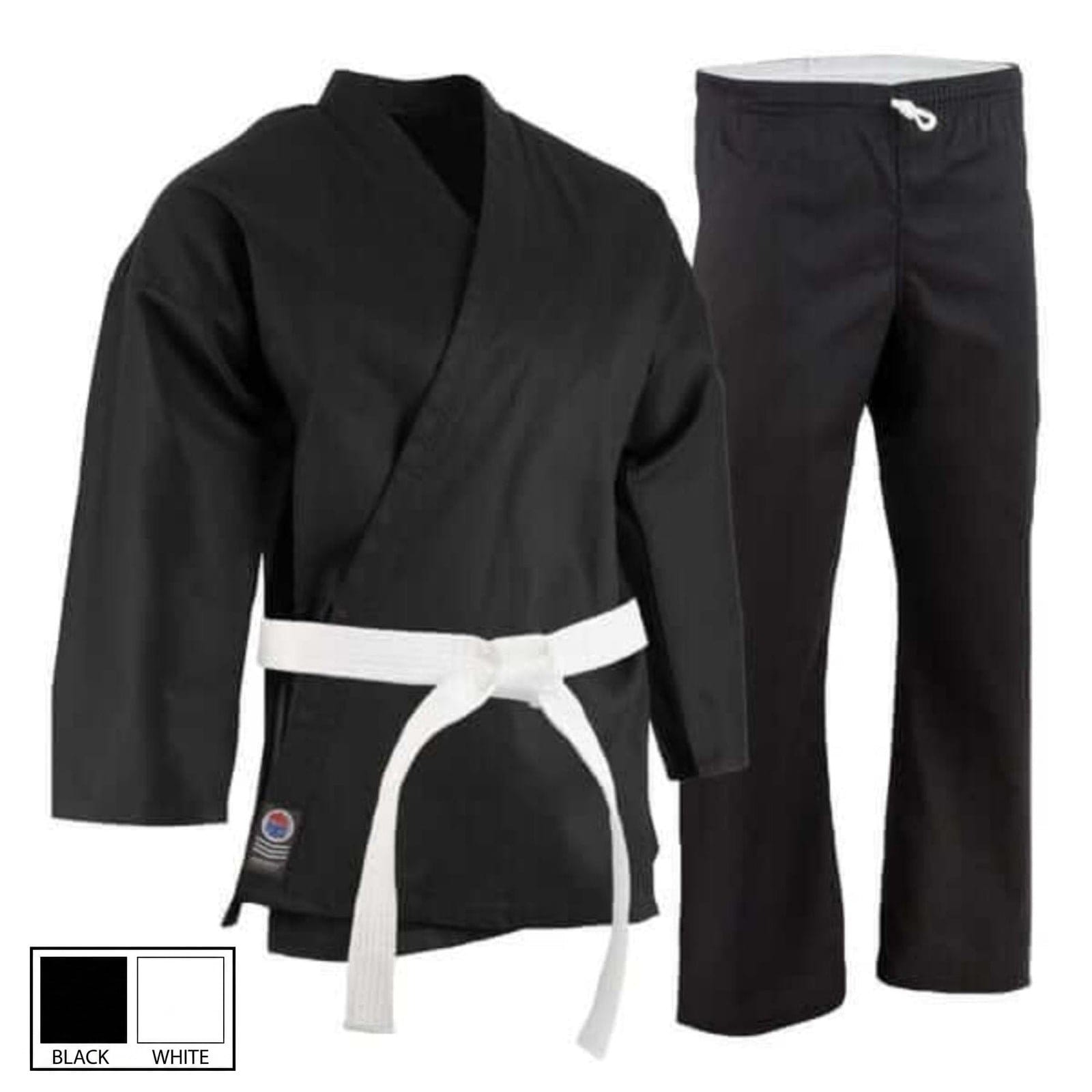 ProForce sporting goods ProForce 5 oz Karate Uniform Elastic Drawstring Pants - 55/45 Blend