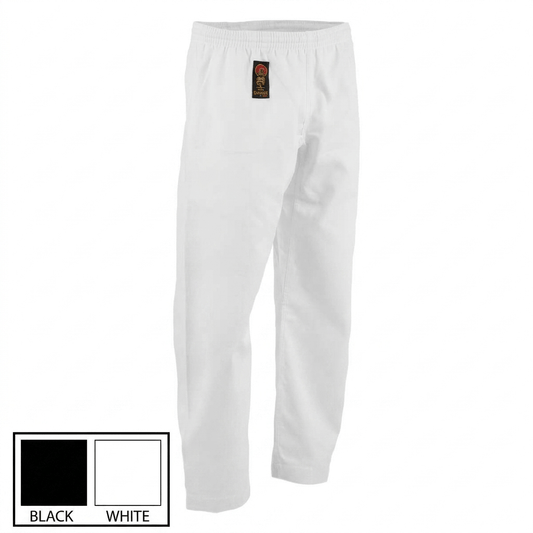 ProForce sporting goods ProForce Gladiator 8 oz Karate Pants  55/45 Blend black or white