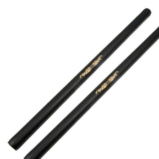 ProForce sporting goods 20 inch Childrens Black Practice Foam Escrima with Gold Dragon Kali