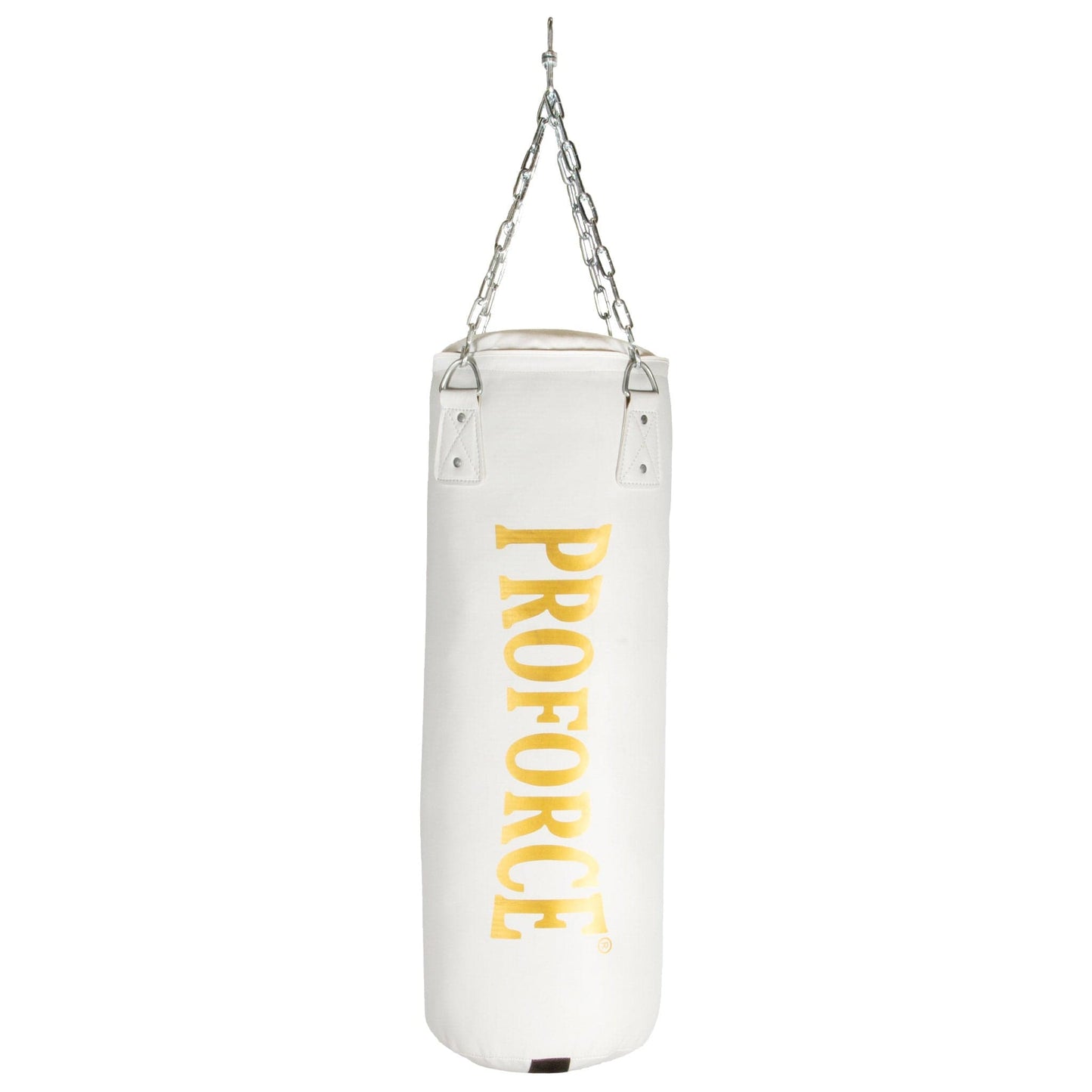 proforce Sporting Goods 50 lbs / white/gold ProForce Ultra Plus Heavy Bag 50 lb boxing kickboxing bag