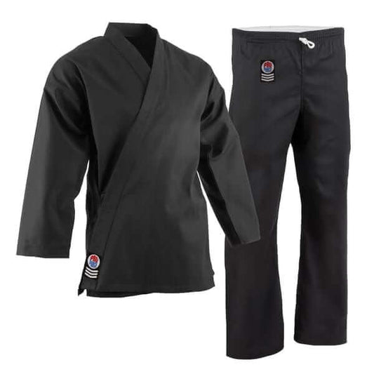 ProForce sporting goods Black / 0 child small ProForce Gladiator 7.5 oz Karate Uniform  Blend Black