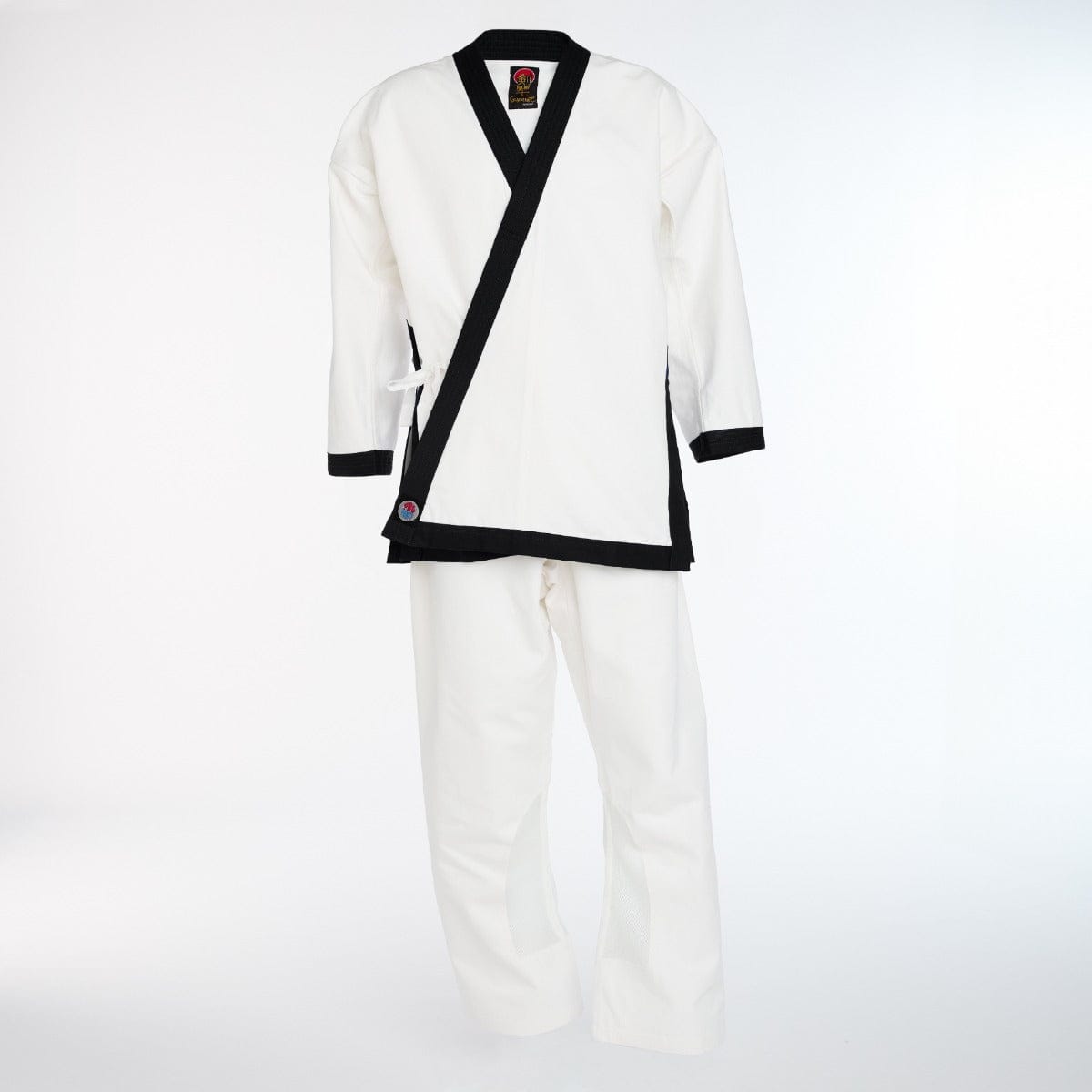 ProForce sporting goods Black / size 2- 5'2"/130 lbs ProForce Gladiator Tang Soo Do TSD Master Uniform Traditional Drawstring 16 oz.