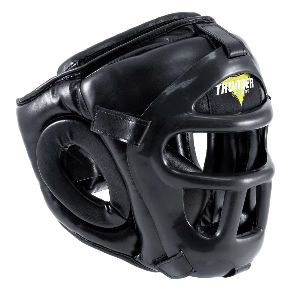 ProForce Sporting Goods Black / small/medium ProForce Thunder Vinyl Head Guard w/ Face Shield