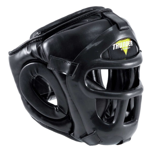 ProForce Sporting Goods Black / small/medium ProForce Thunder Vinyl Head Guard w/ Face Shield