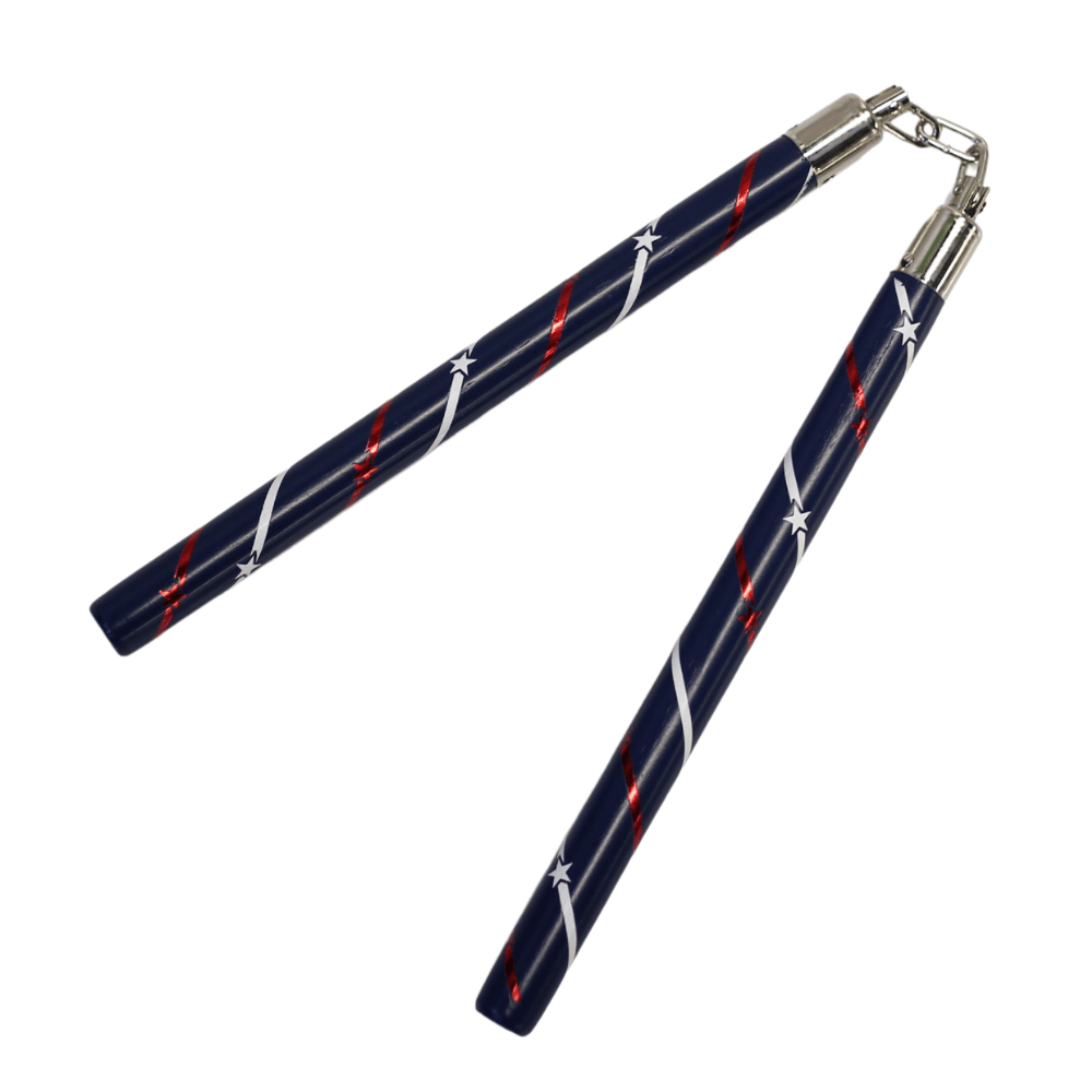 ProForce sporting goods Blue/Red/White / 11 inch ProForce Stars & Stripes Nunchaku