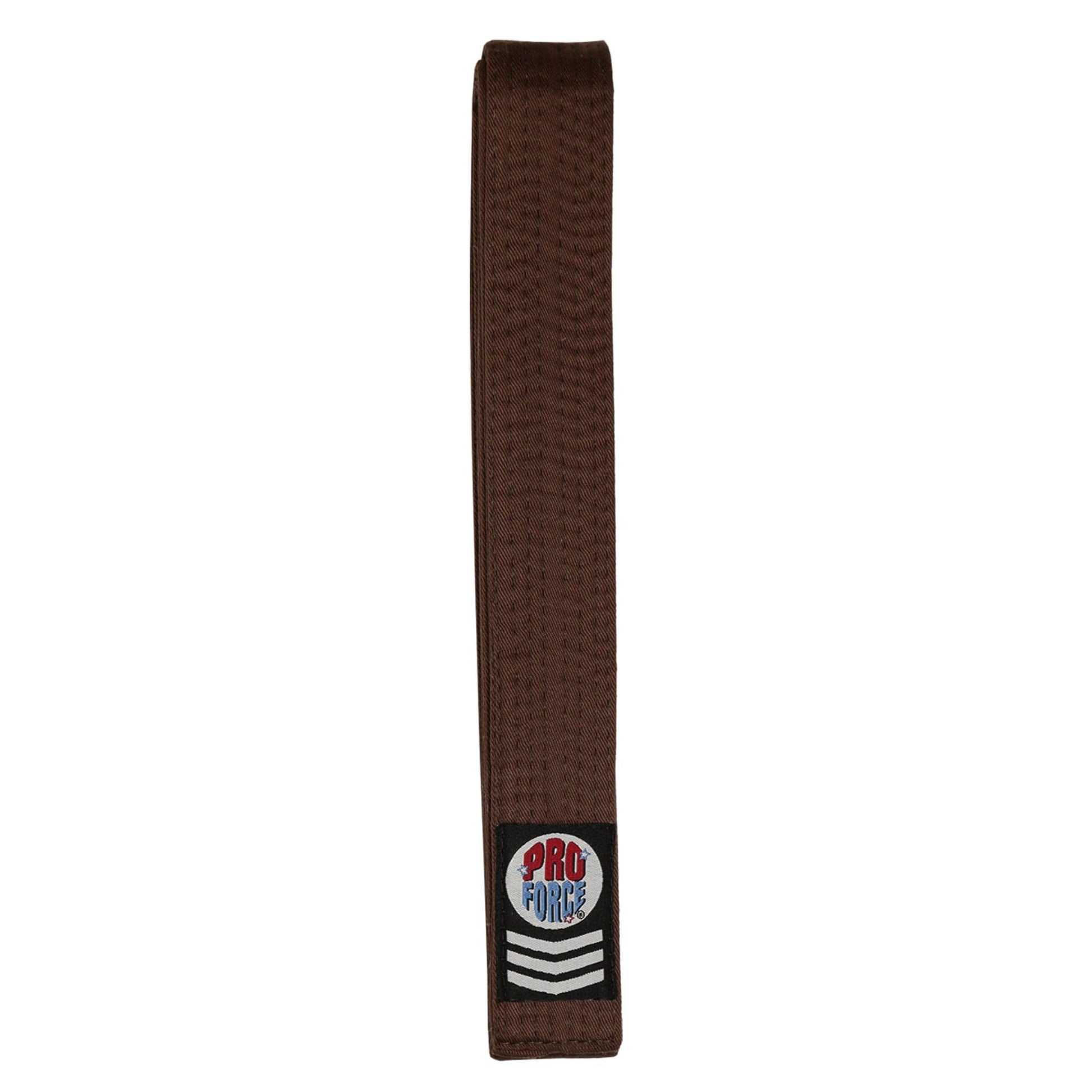 ProForce sporting goods Brown / 0 child small ProForce II 1.5 inch Double Wrap Solid Karate Belts