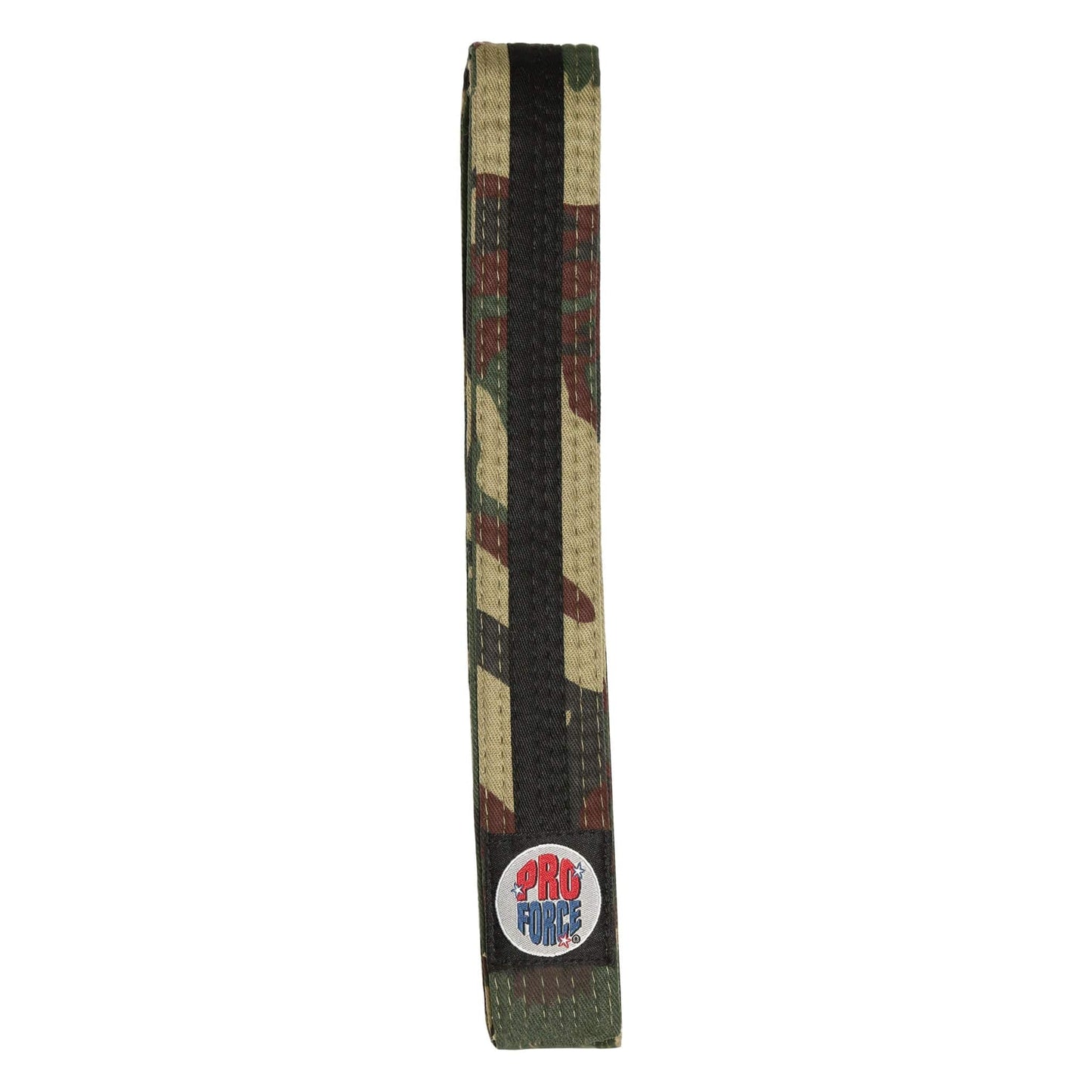 ProForce sporting goods camo / 0 ProForce II 1.5 inch Double Wrap Black Stripe Karate Belt