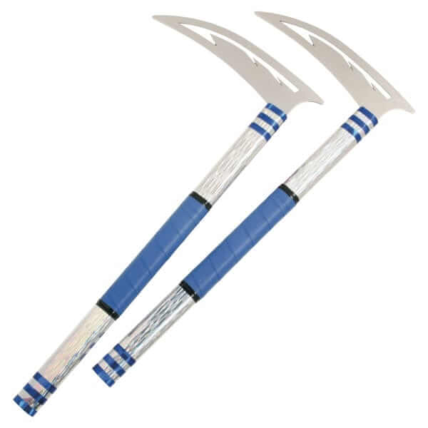 ProForce sporting goods Chrome/Blue G-Force Predator Demonstration Kama martial arts karate demo