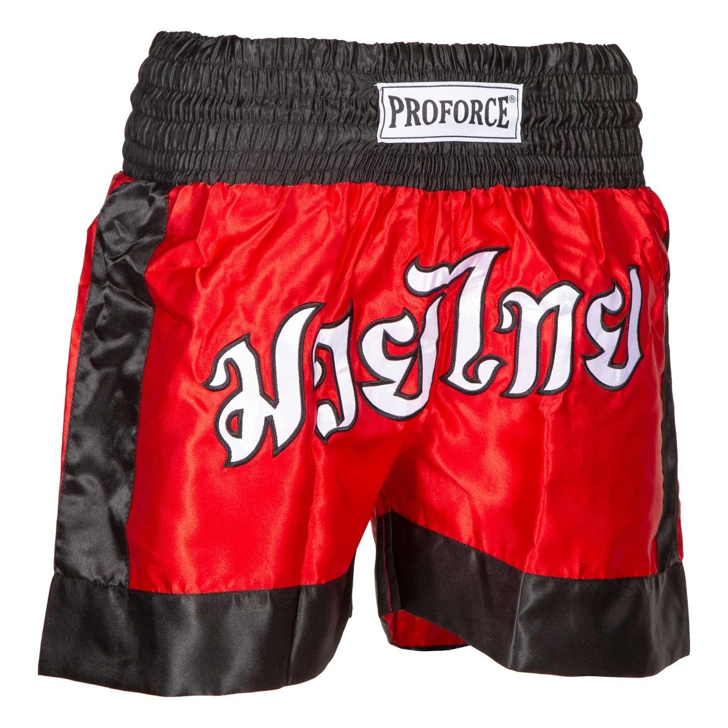 ProForce sporting goods red/black trim / xx-small ProForce Muay Thai Shorts Kick boxing