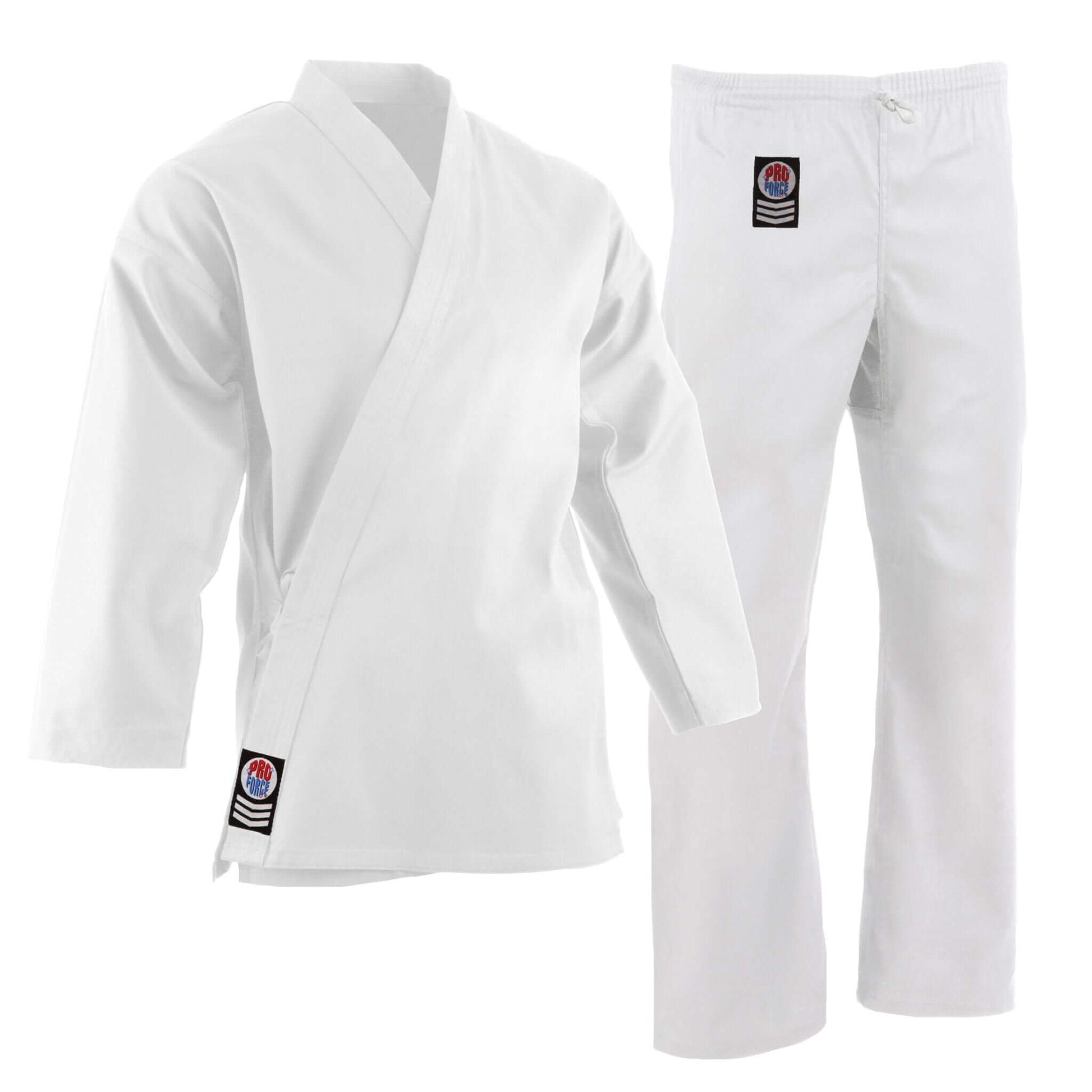 ProForce sporting goods white / 0 child small ProForce Gladiator 7.5 oz Karate Uniform - Blend White