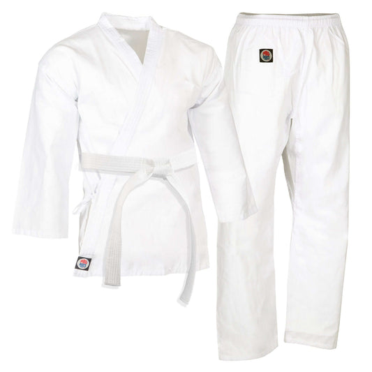ProForce sporting goods White / 0000 ch-xxxs ProForce 5 oz Karate Uniform Elastic Drawstring Pants- 60/40 Blend
