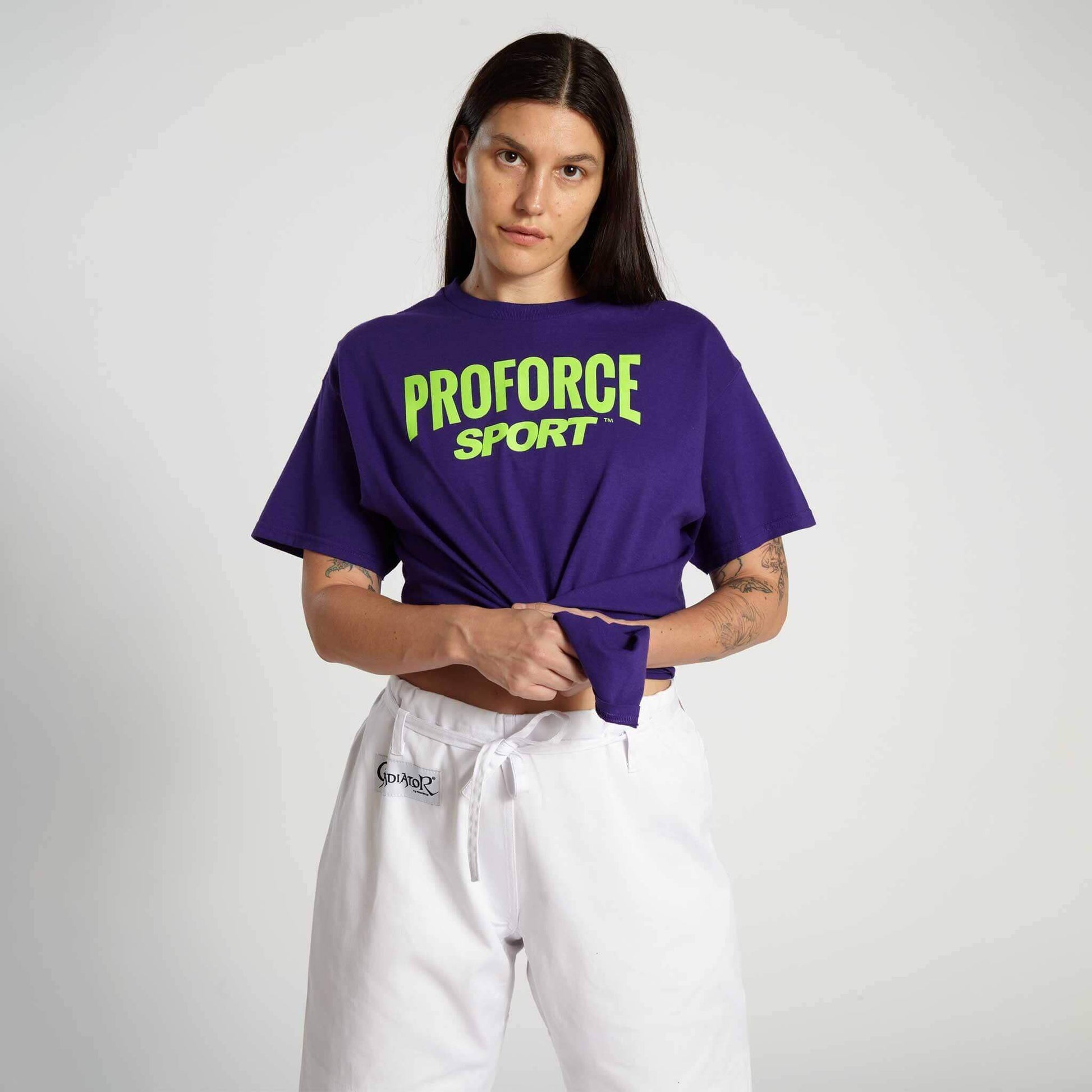 ProForce Sporting Goods White / 1 child med ProForce Gladiator Judo Pants Separates WHITE
