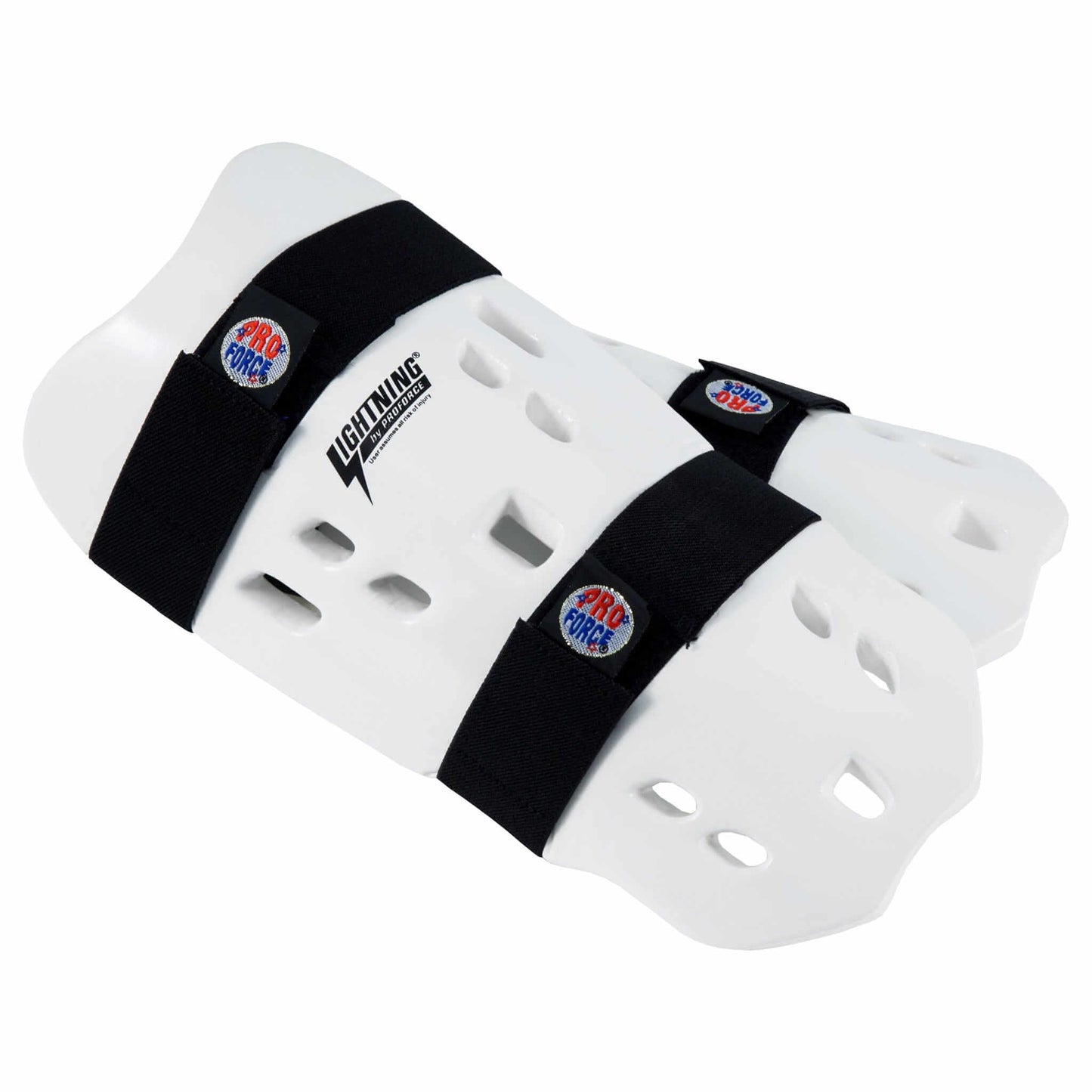 ProForce sporting goods White / child/small ProForce Lightning Shin Guard karate taekwondo sparring